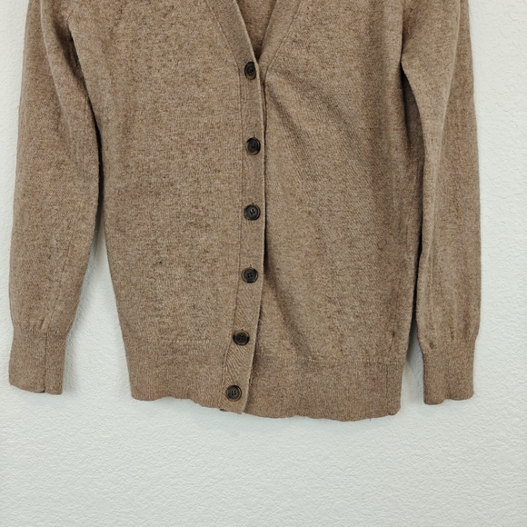 J. Crew Long Sleeve V Neck Button Up Wool Blend Light-Weight Cartigan XS - Picture 2 of 9